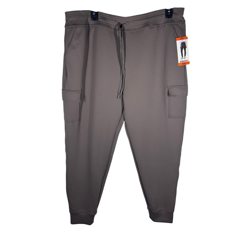 32‎ Degrees Heat Women's XXL Tan Cargo Jogger Sweatpants Athleisure Pants NEW